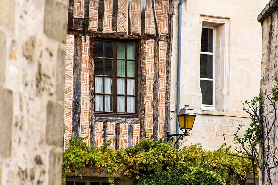 Unique places around Paris - Senlis city a medieval house