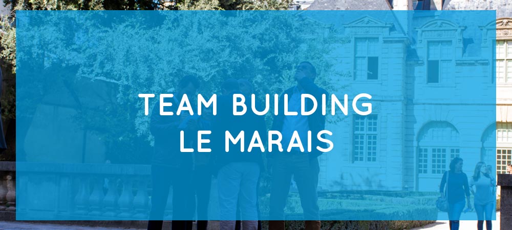Team building games: Treasure hunt in Paris Marais district