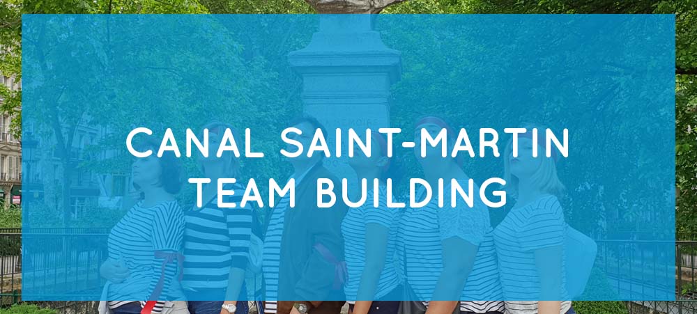 Team building activities Paris: playful walk in Canal Saint-Martin district