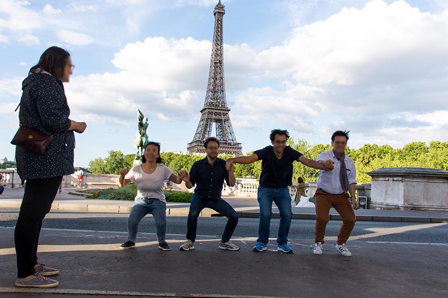 team building tour eiffel