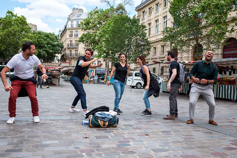 jeu de piste marais défi danse