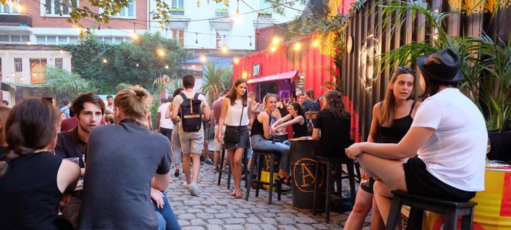 Best bars in Paris: Le café A, near Canal Saint-Martin