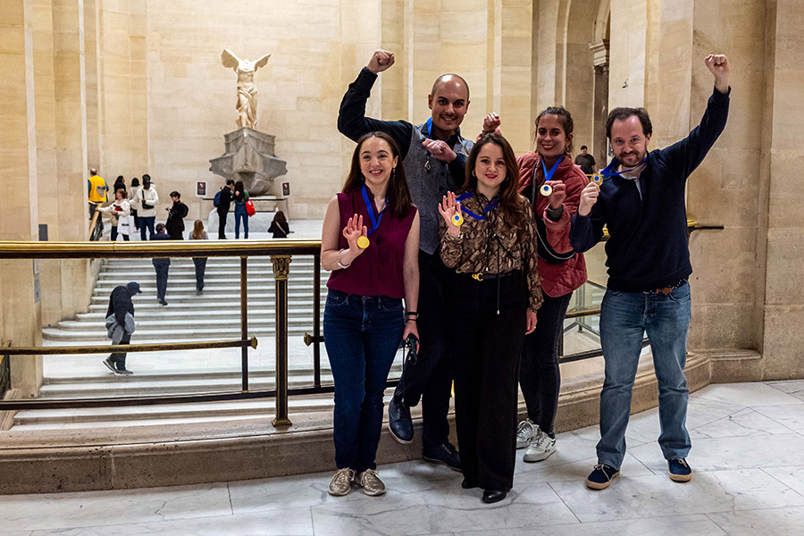 gagnant team building Louvre avec victoire de samothrace