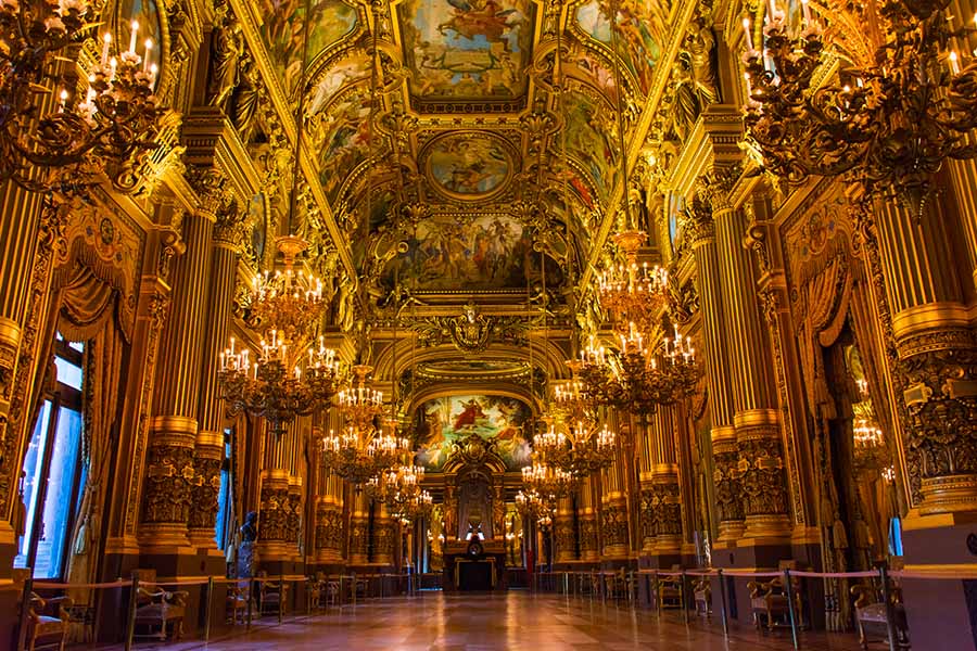 famous monuments in paris opéra garnier