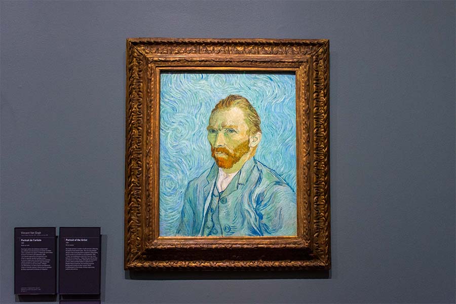 portrait of vincent van gogh musée d'orsay paris