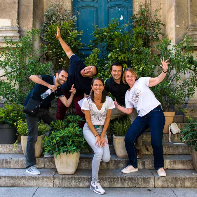 team building excursion in the palais-royal district and garden