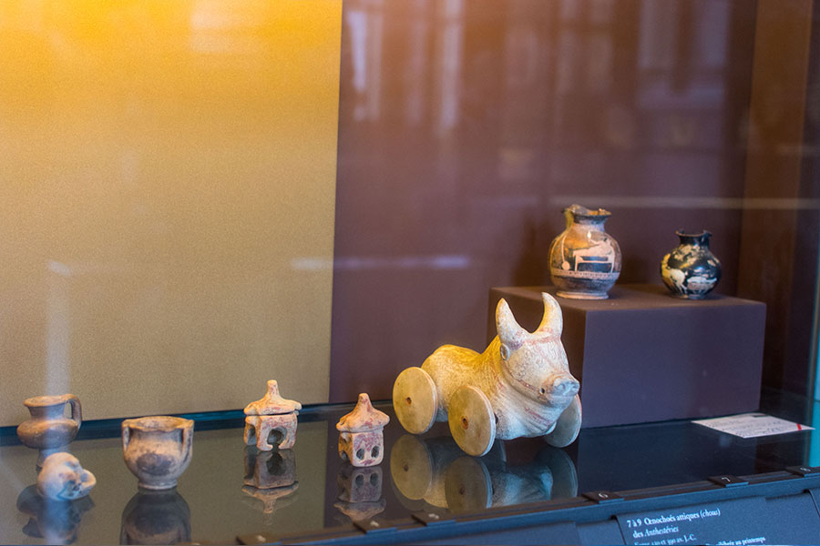 uvres insolites du Louvre Jouets dans la Grèce antique