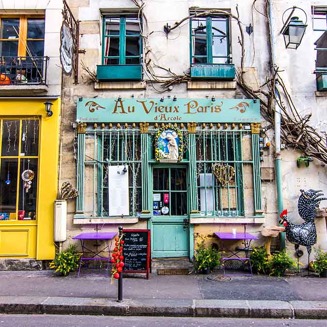 jeu de piste Notre-Dame et ses îles vue de la boutique au vieux Paris