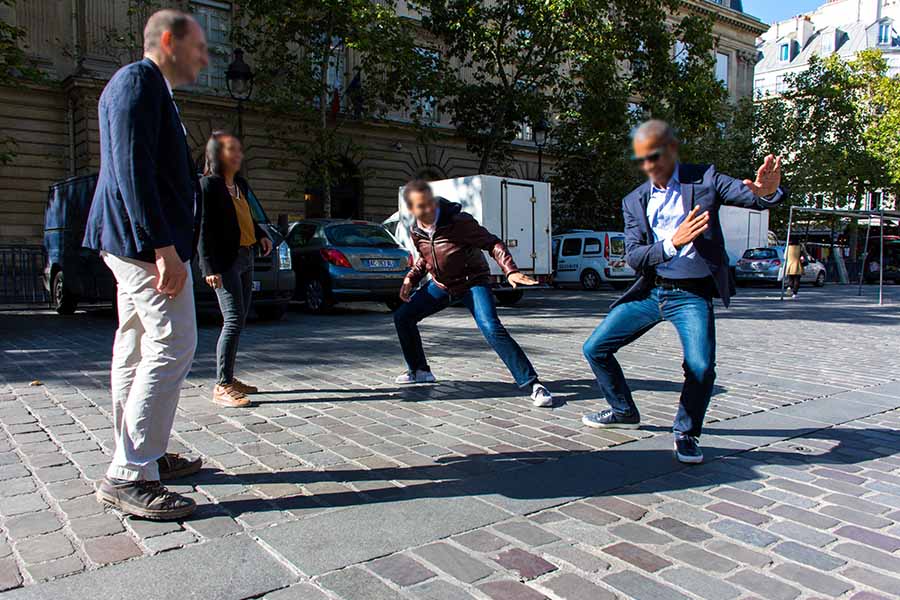 Team Building activity idea in the Marais