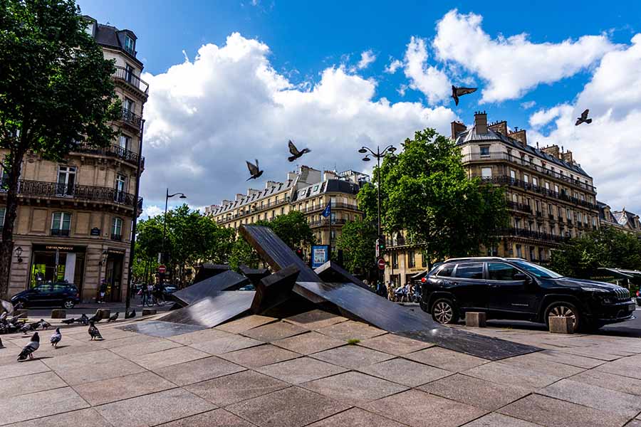 Fontaine parisienne de l'embâcle