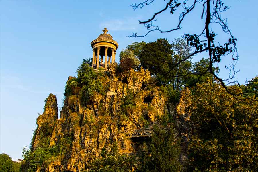 jardins à Paris buttes chaumont