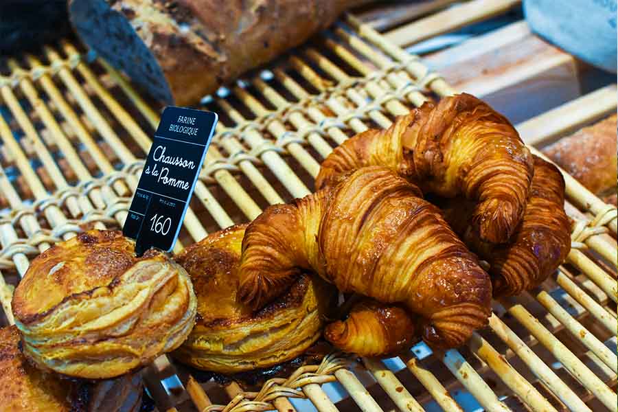 best bakery in paris eiffel tower organic croissants
