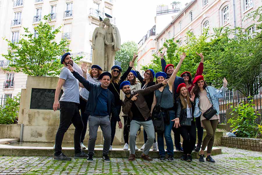 what to do in montmartre adult team building treasure hunt
