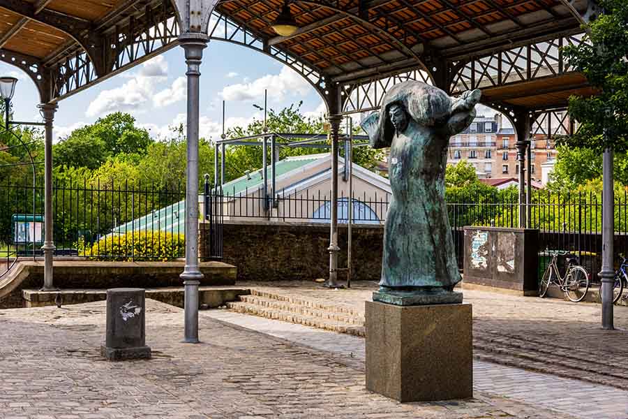 porteur de viandes parc georges brassens