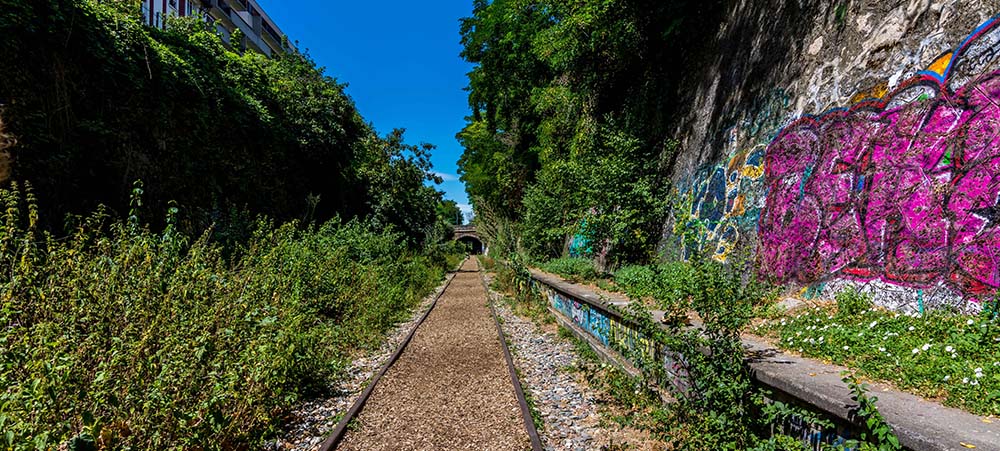 Exploration of the Petite ceinture in the west side of Paris (14, 15 et 16th district)