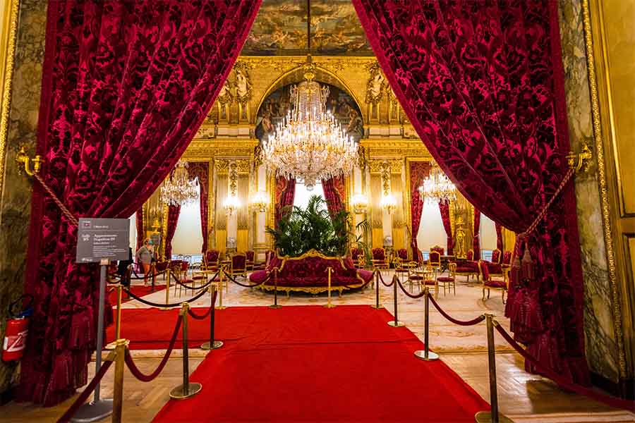 Napoleon III appartements in the Louvre