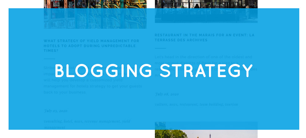 Blogging strategy: create new content and increase your website traffic