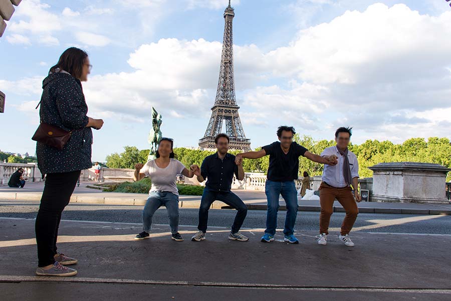 Team building jeu de piste tour eiffel 100 pax