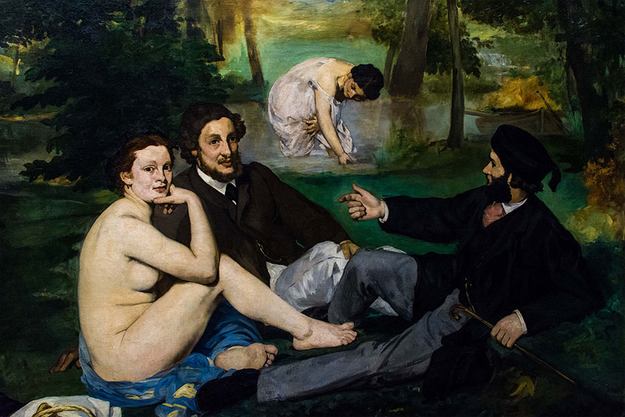 déjeuner sur lherbe manet tableau orsay