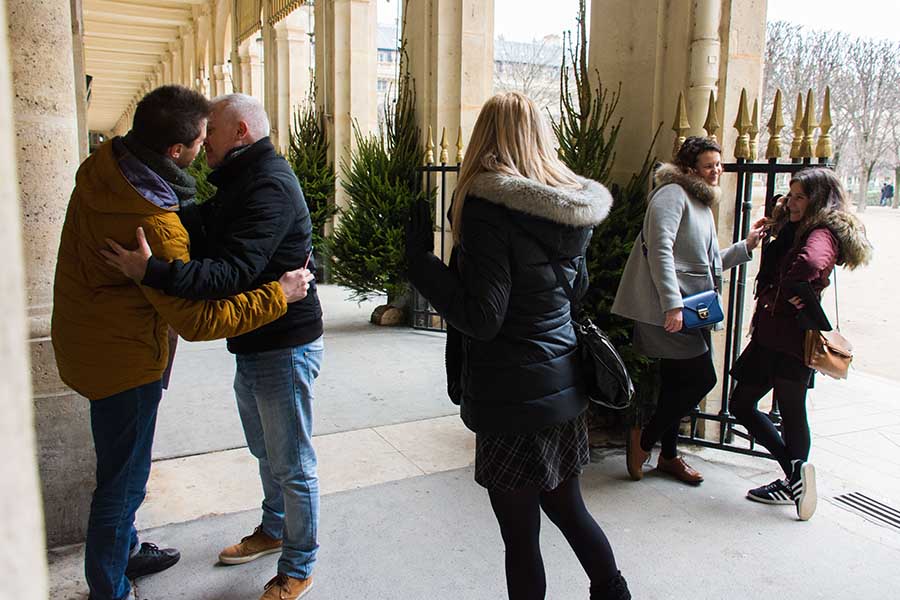 original team building activities in Paris : covered passages tour