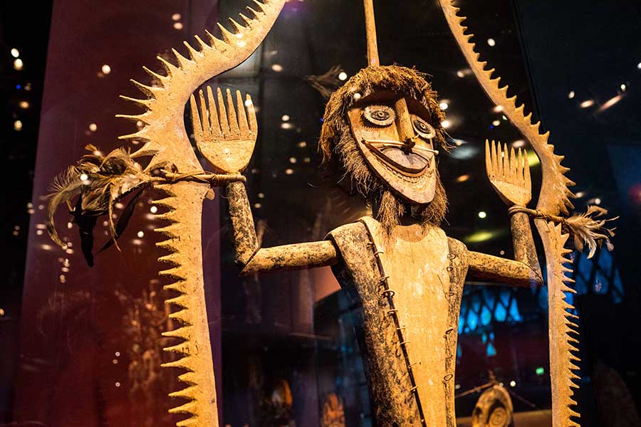 jeu de piste team building au musée du quai Branly oeuvre insolite