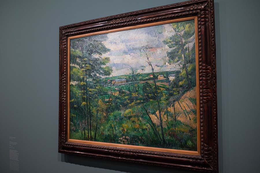 La Plaine de Saint-Ouen-l'Aumône painting by Paul Cezanne