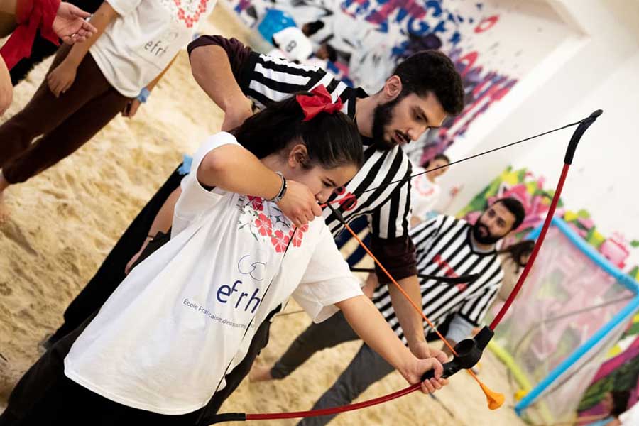 olympic games team building archery