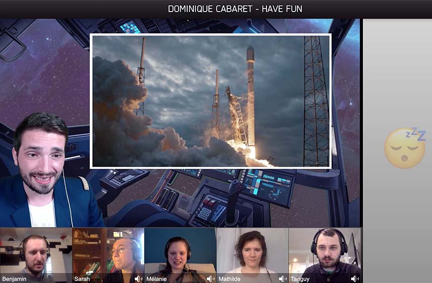 Space Quiz: hybrid and remote team building activity 1