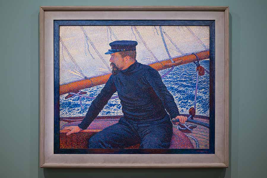 expo orsay portrait paul signac en mer par Théo Van Rysselberghe