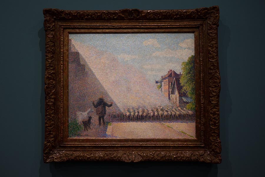 Camille Pissarro Le Troupeau de moutons exposition Signac