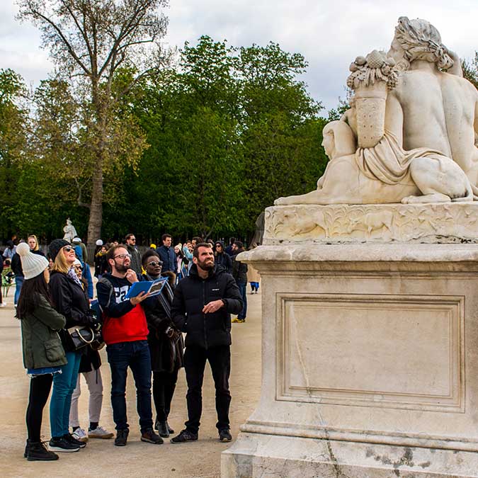 chasse au trésor corporate team building jardin des Tuileries