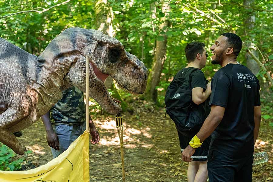 team building survie nature surprise tyrex