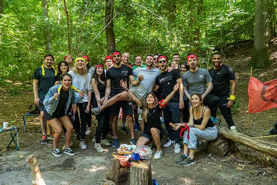 team building cohésion d'équipe dans la nature