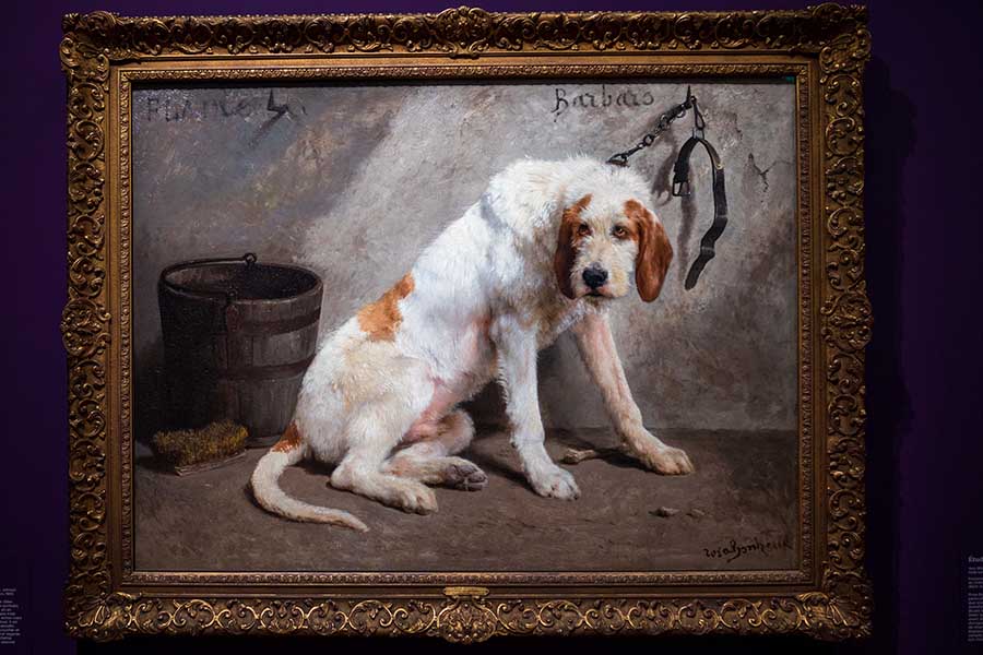 animal portrait a dog by rosa bonheur