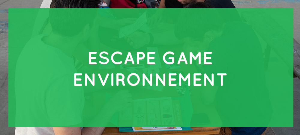 Partez en mission sac à dos pour sauver la planète avec cet escape game environnement