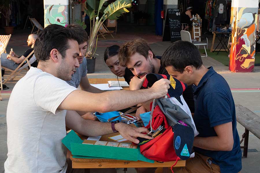 ecological team building escape game with a backpack