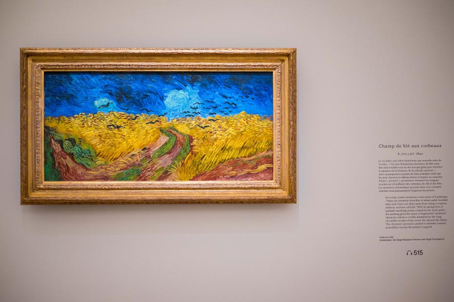 van gogh champ de blé aux corbeaux