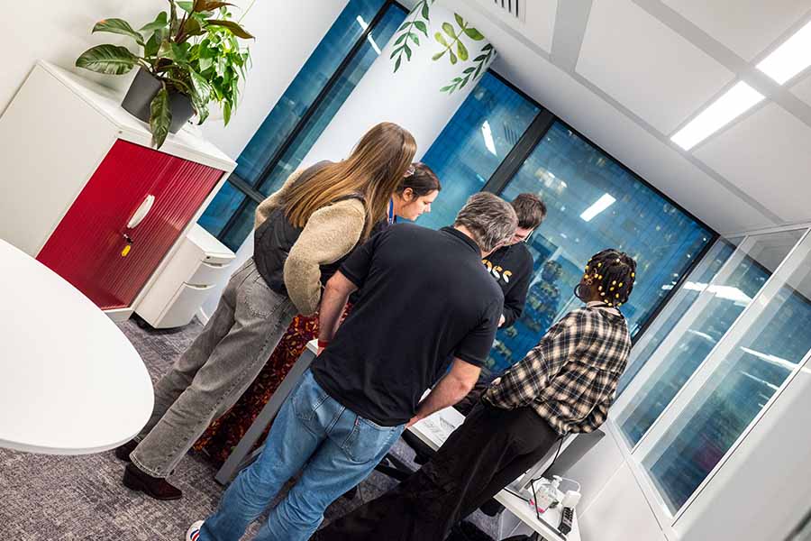 indoor team building office scavenger hunt