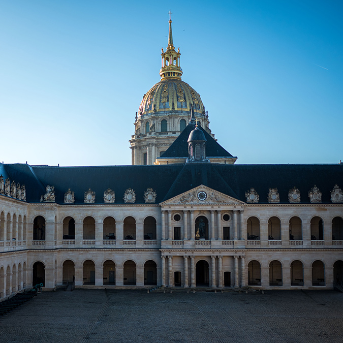Jeu de piste Invalides cour d'honneur