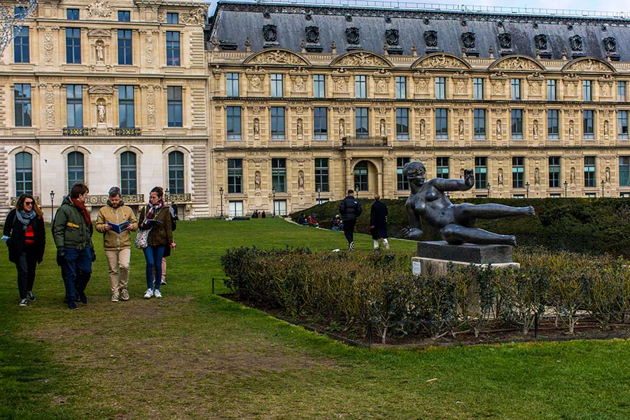 chasse au trésor jardin tuileries