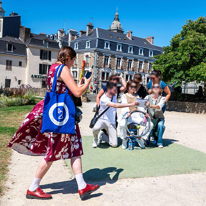 jeu de piste entreprise vannes défi photo de cohésion