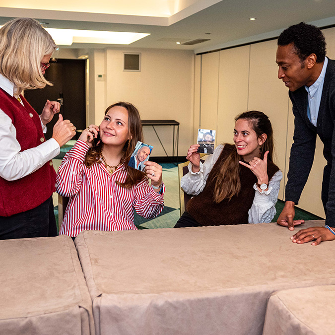 soirée cohésion d’équipe team building le jeu des célébrités