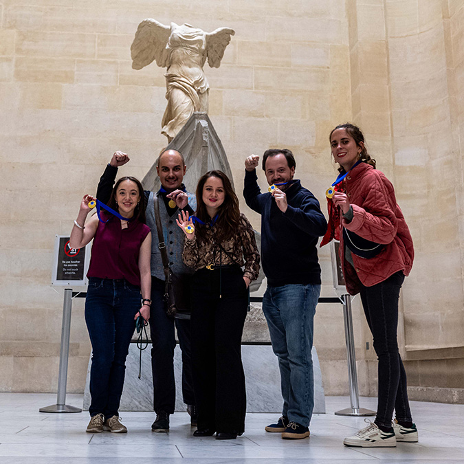 image - jeu de piste au Louvre activité entreprise team building louvre museum winning team