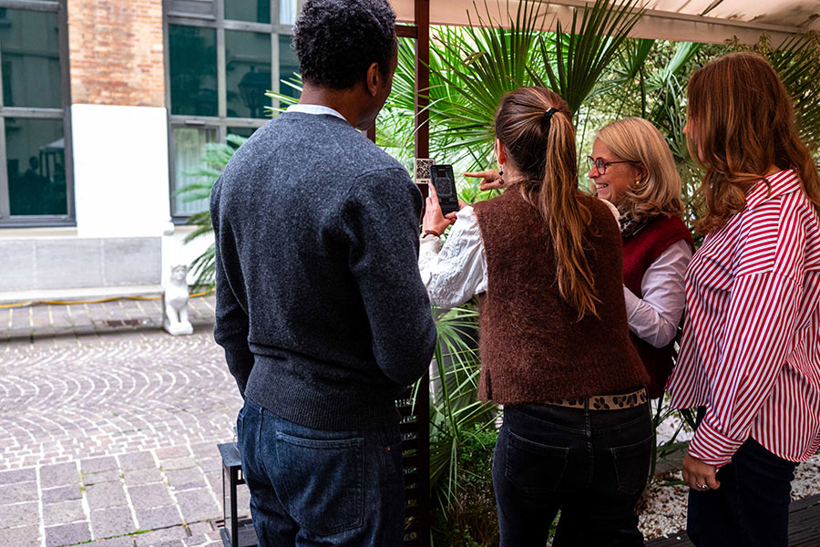 animation séminaire chasse aux qr codes thématique