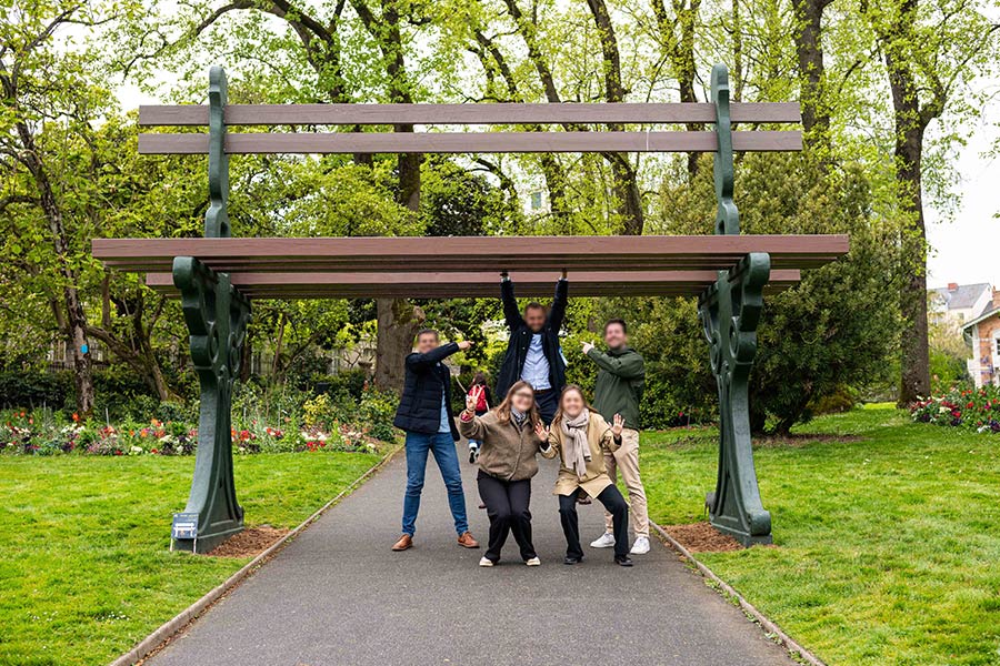 treasure hunt in Nantes: photo challenge jardin des plantes